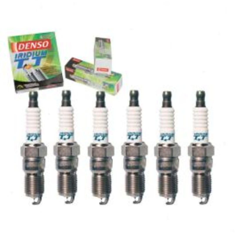 6 pc DENSO Iridium TT Spark Plugs for 1982-2002 Mercury Cougar 2.5L 3.8L V6