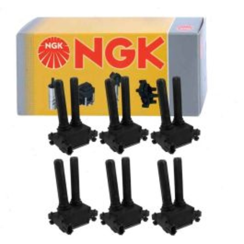6 pc NGK 48716 U5121 Ignition Coils