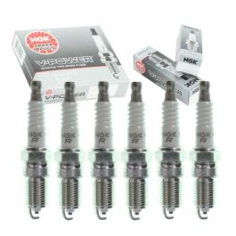 6 pc NGK V-Power Spark Plugs for 2001-2008 Ford Escape 3.0L V6