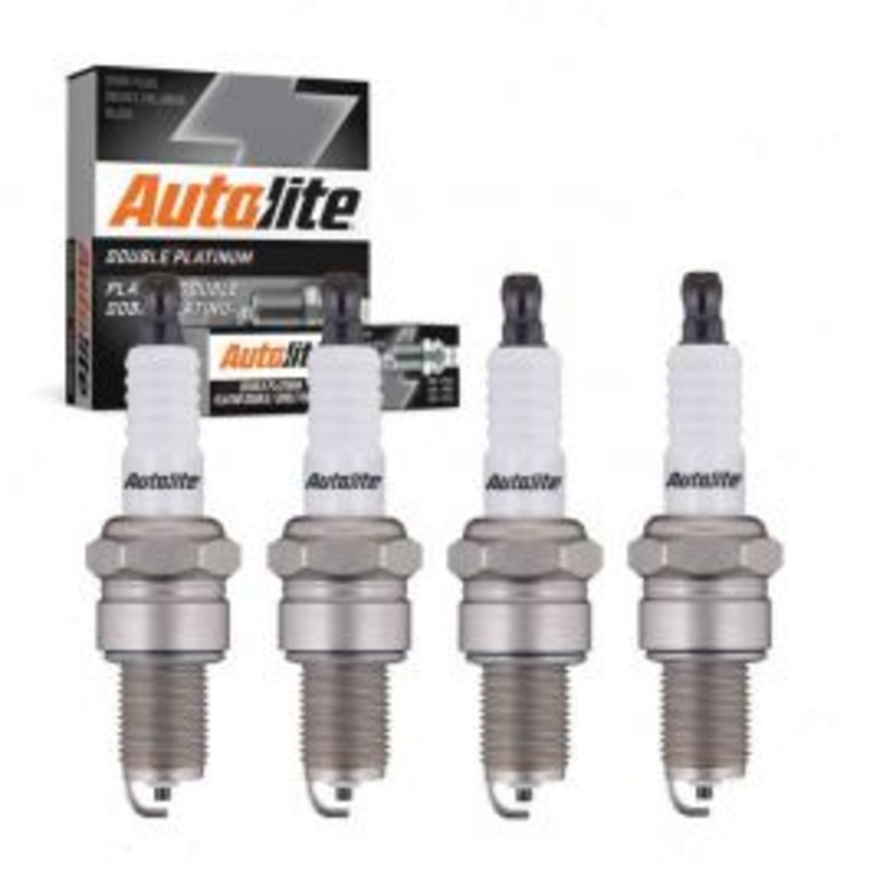 4 pc Autolite Double Platinum Spark Plug for 1992 Eagle Vista