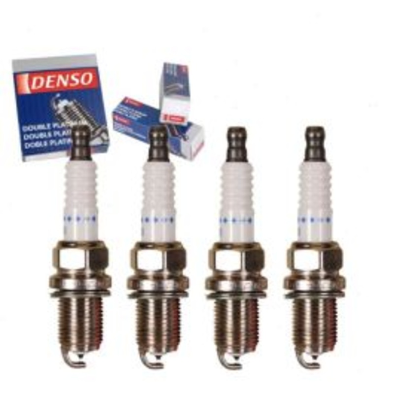 4 pc DENSO Double Platinum Spark Plugs for 1991-1996 Mercury Tracer 1.8L L4