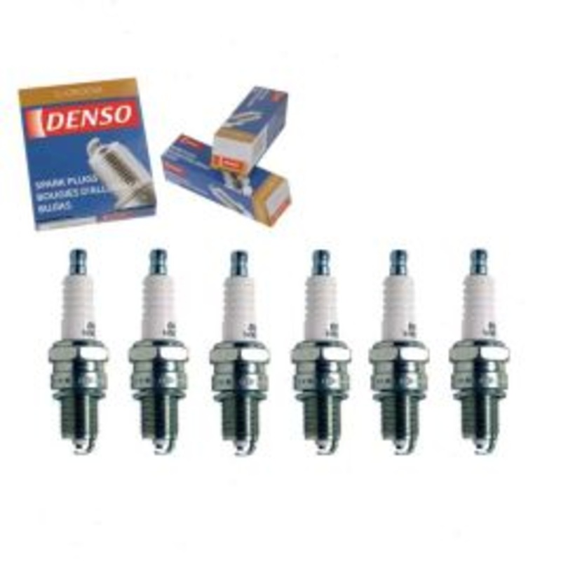 6 pc DENSO Standard U-Groove Spark Plugs for 1968-1971 BMW 2500 2.5L L6