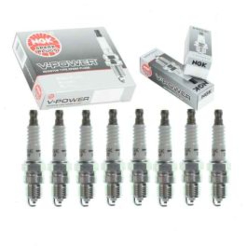 8 pc NGK V-Power Spark Plugs for 1997 Ford F Super Duty 7.5L V8