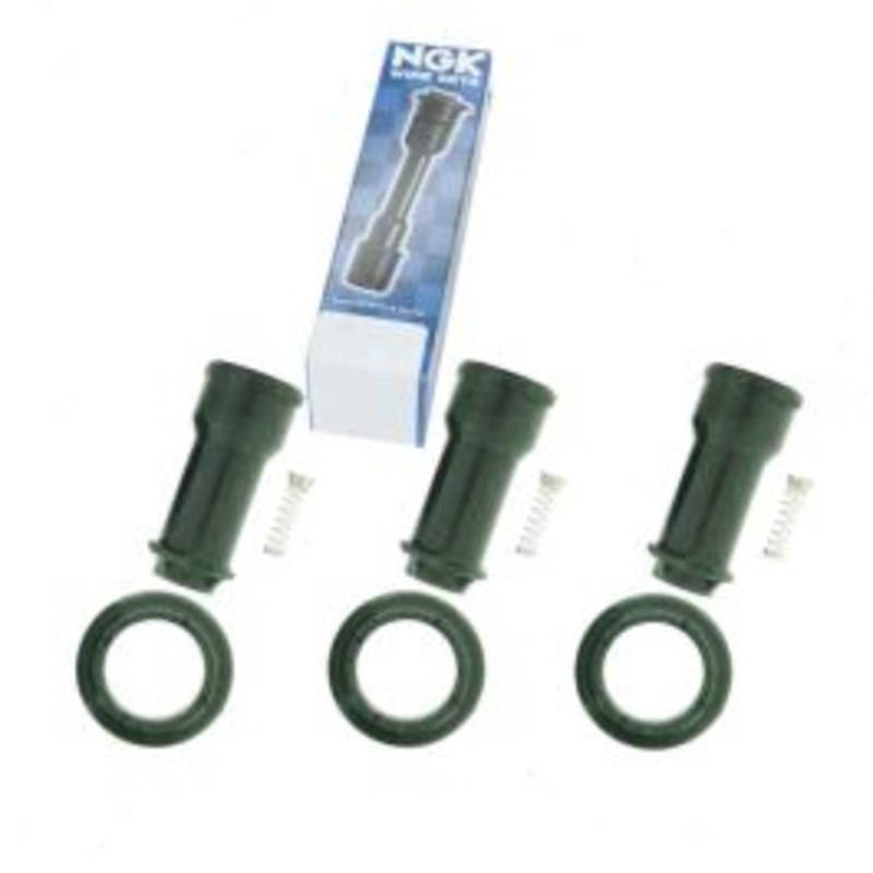3 pc NGK Ignition Coil Boots for 2007-2009 Hyundai Santa Fe 2.7L V6