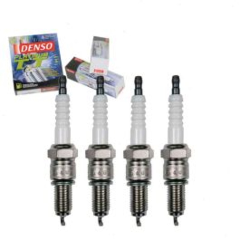 4 pc DENSO Platinum TT Spark Plugs for 1987-1990 Mitsubishi Van 2.4L L4