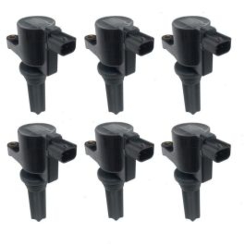 6 pc Hitachi Ignition Coils for 2000-2005 Lincoln LS 3.0L V6