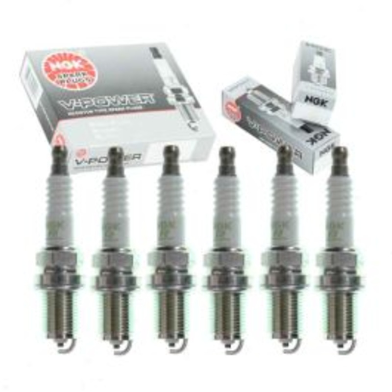 6 pc NGK V-Power Spark Plugs for 1995-1996 Jaguar XJR 4.0L L6