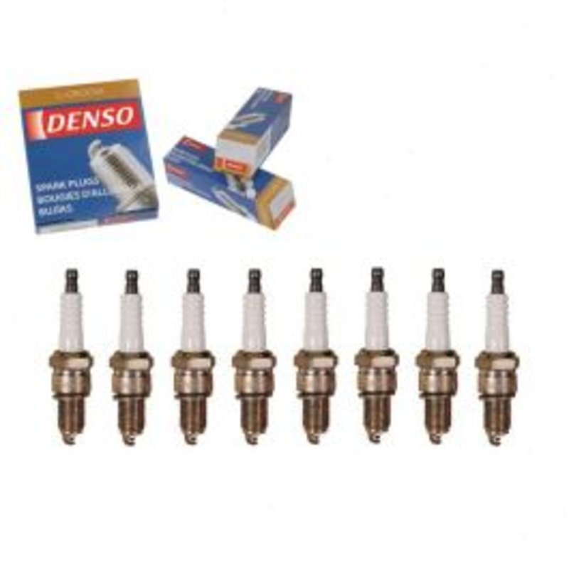 8 pc DENSO Standard U-Groove Spark Plugs for 1994-1995 Land Rover Defender 90 3.9L V8