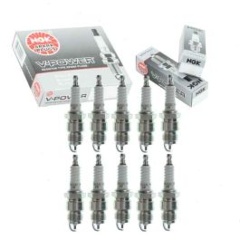 10 pc NGK V-Power 4652 WR4-1 Spark Plugs