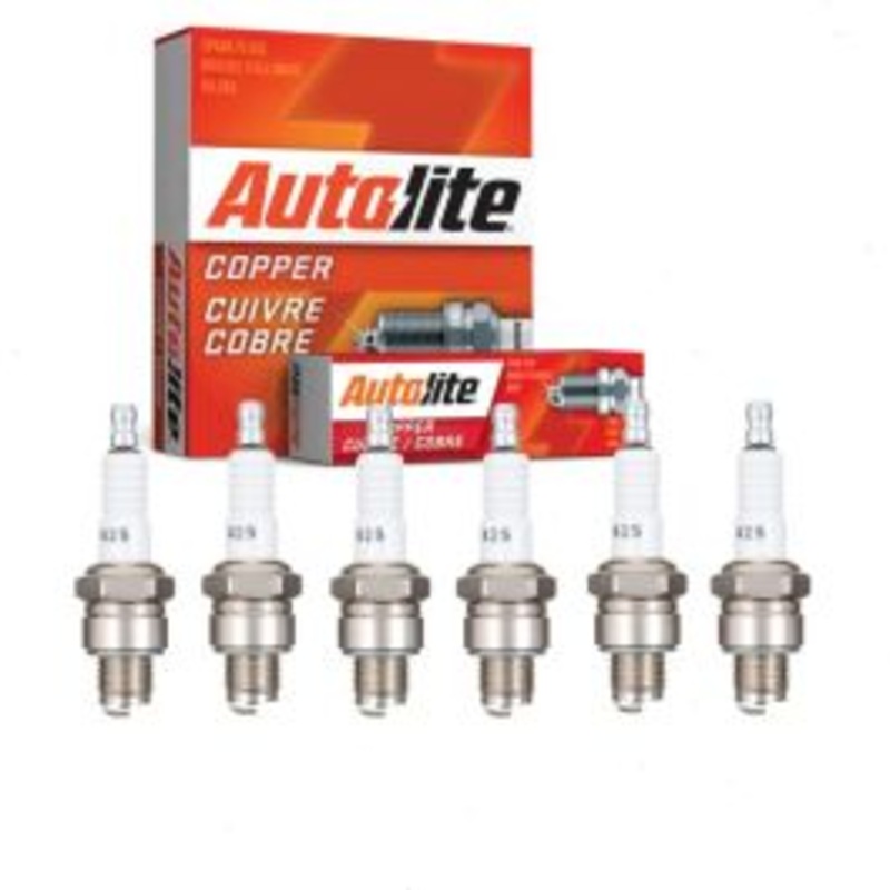 6 pc Autolite Copper Core Spark Plugs for 1946-1953 Humber Super Snipe
