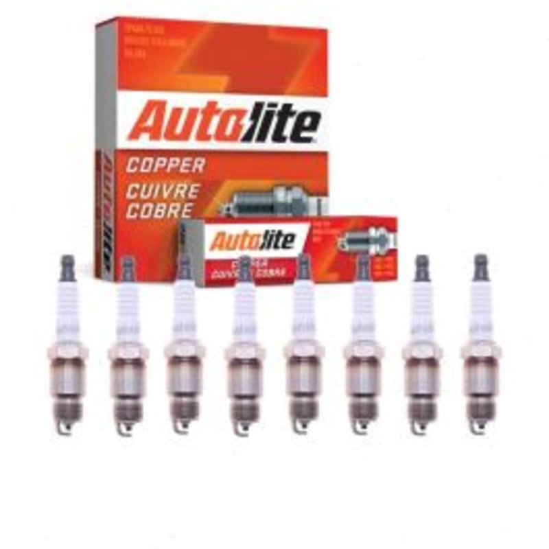 8 pc Autolite Copper Core Spark Plugs for 1987-1991 GMC R3500 5.7L 7.4L V8
