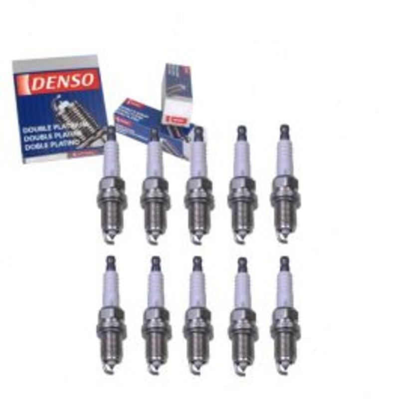 10 pc DENSO Double Platinum Spark Plugs for 1994-2003 Dodge Ram 3500 8.0L V10