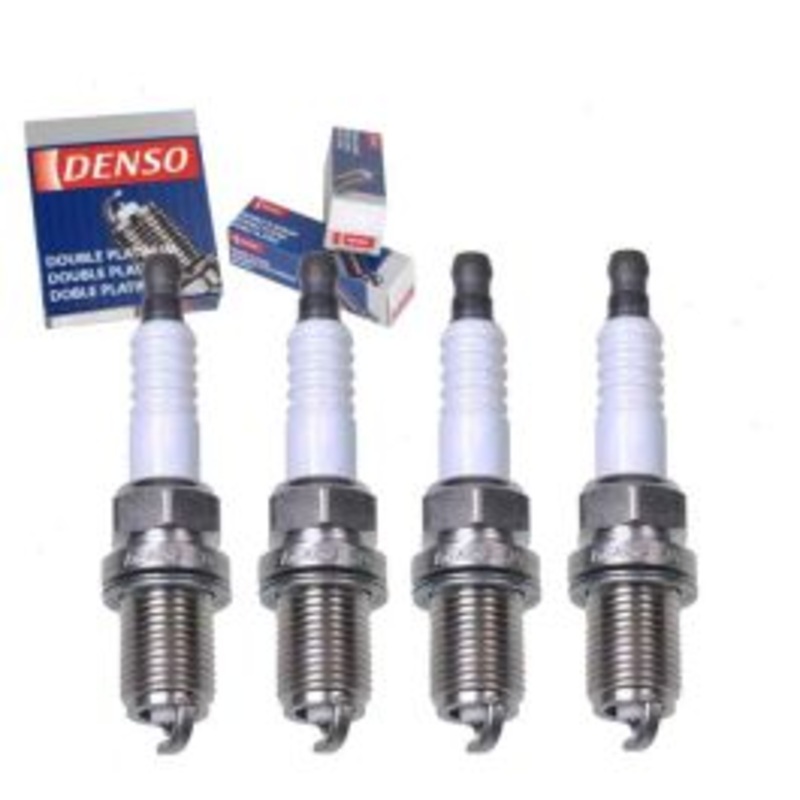 4 pc DENSO Double Platinum Spark Plugs for 2004 Saab 9-5 2.3L L4