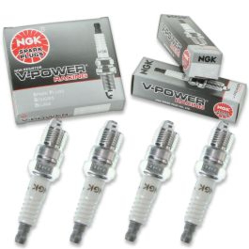 4 pc NGK V-Power Racing 5034 R5674-7 Spark Plugs