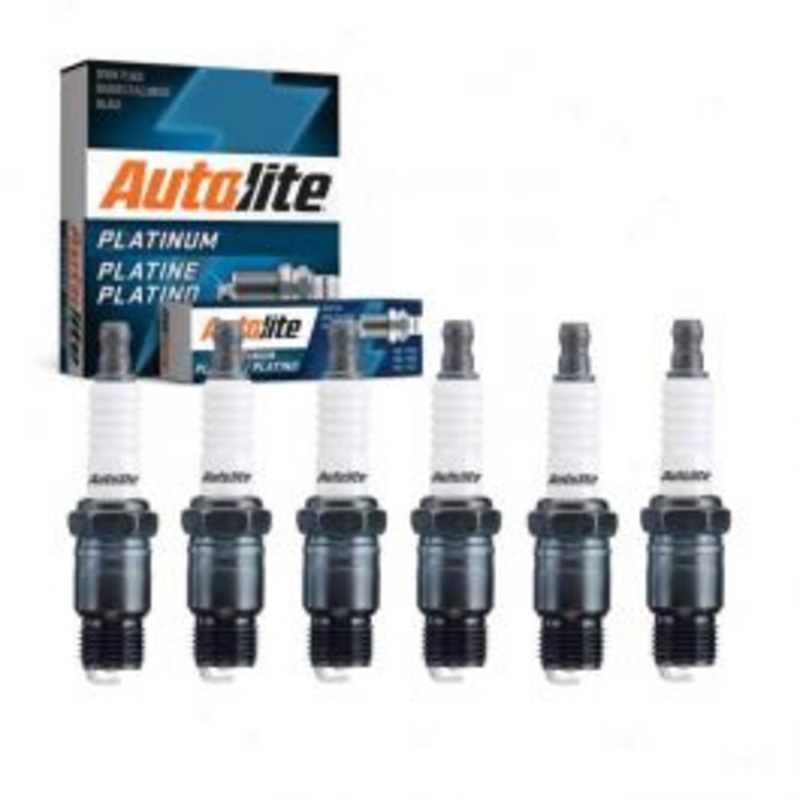 6 pc Autolite Platinum Spark Plug for 1975-1978 GMC C25 4.8L L6