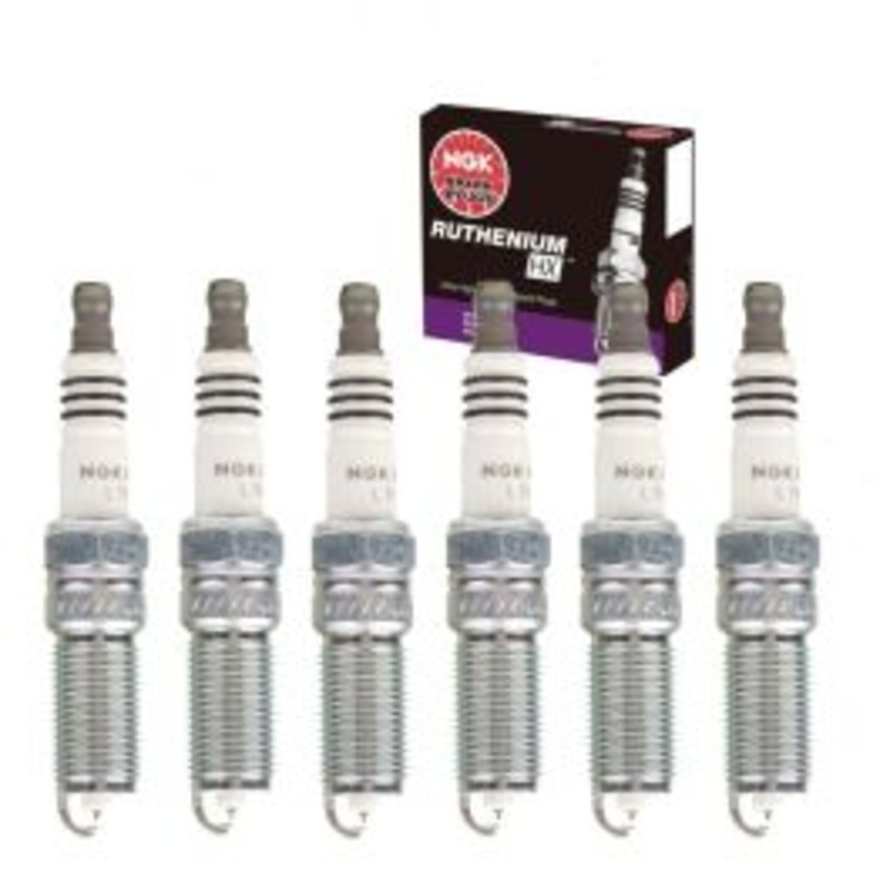 6 pc NGK Ruthenium HX Spark Plugs for 2010-2019 Ford Flex 3.5L V6