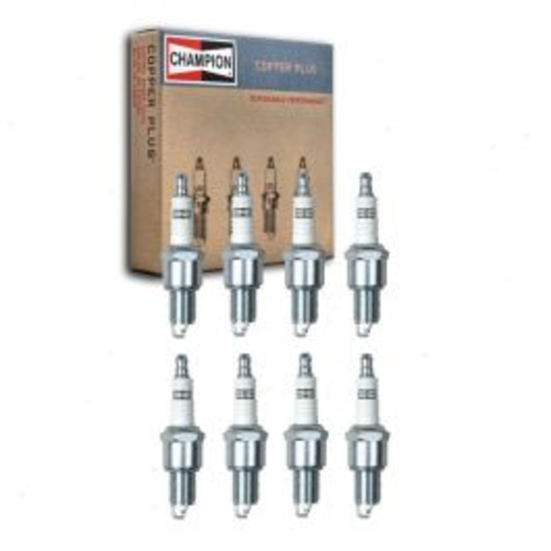8 pc Champion Copper Plus Spark Plugs for 1964-1970 Dodge A100 4.5L 5.2L V8