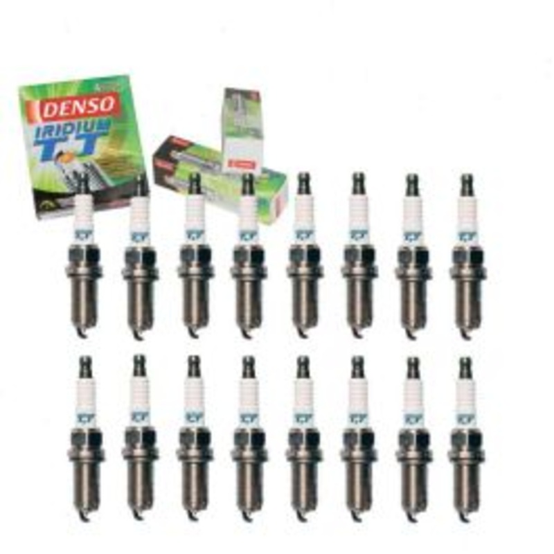 16 pc DENSO Iridium TT Spark Plugs for 2009-2010 Dodge Dakota 4.7L V8