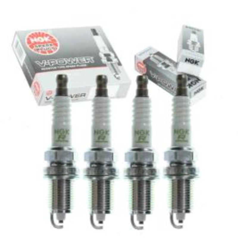 4 pc NGK V-Power Spark Plugs for 2010-2011 Kia Soul 2.0L L4