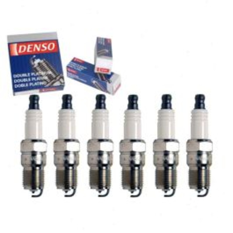 6 pc DENSO Double Platinum Spark Plugs for 1999-2013 GMC Sierra 1500 4.3L V6