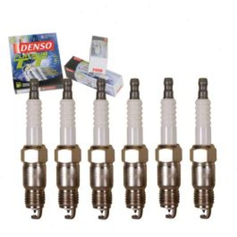 6 pc DENSO Platinum TT Spark Plugs for 1990-1995 Pontiac Trans Sport 3.1L V6
