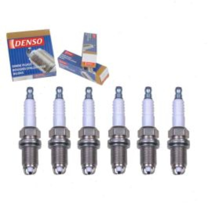 6 pc DENSO Standard Spark Plugs for 1998-2000 BMW 323i 2.5L L6