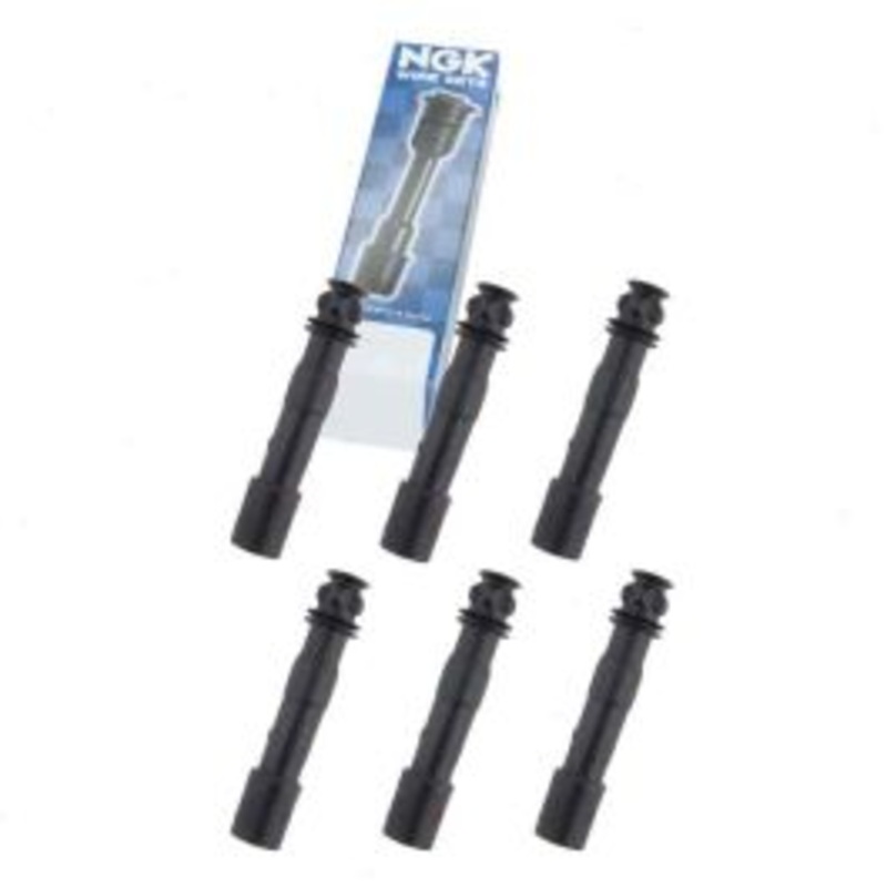 6 pc NGK Ignition Coil Boots for 2001-2009 Porsche 911 3.6L 3.8L H6