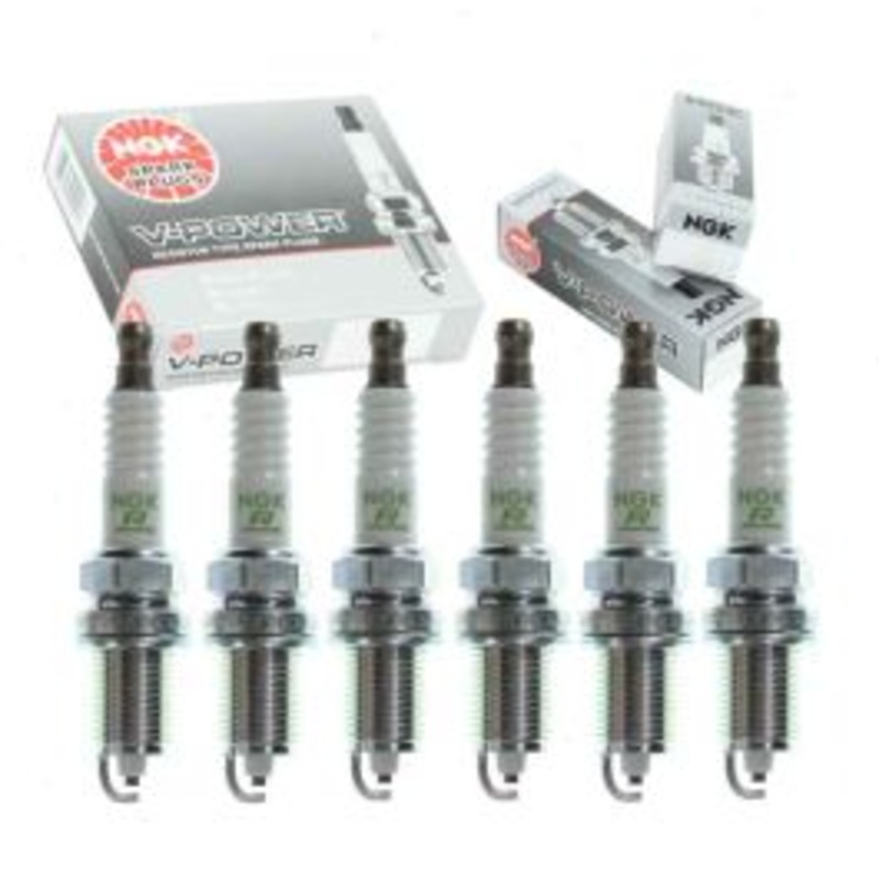 6 pc NGK V-Power Spark Plugs for 2001-2002 Acura MDX 3.5L V6