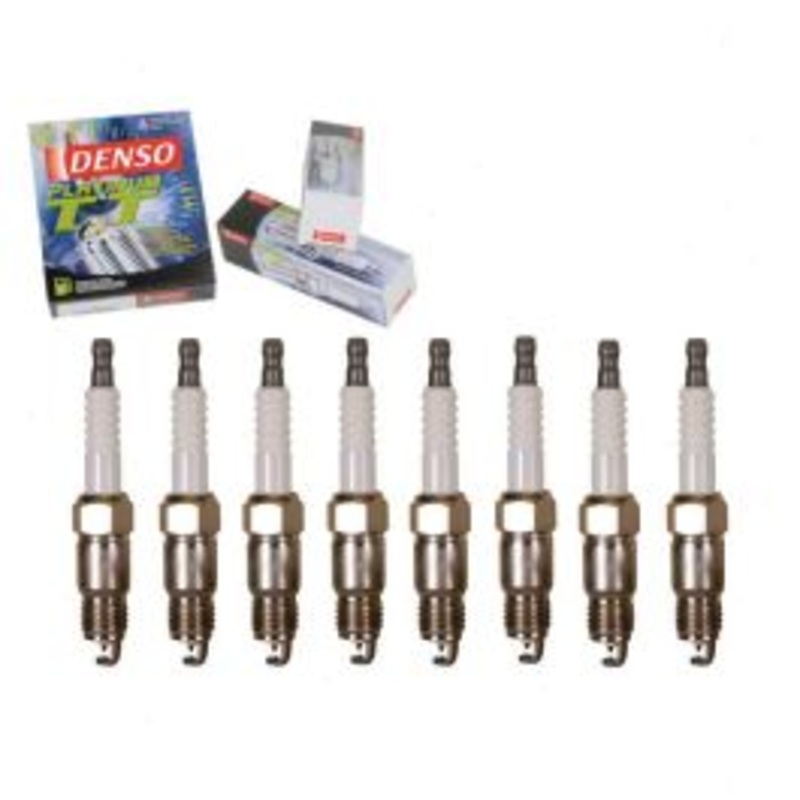8 pc DENSO Platinum TT Spark Plugs for 1993 Cadillac Fleetwood 5.7L V8