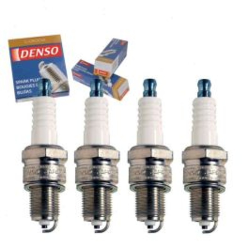4 pc DENSO Standard U-Groove Spark Plugs for 1963-1974 MG Midget 1.1L 1.3L L4