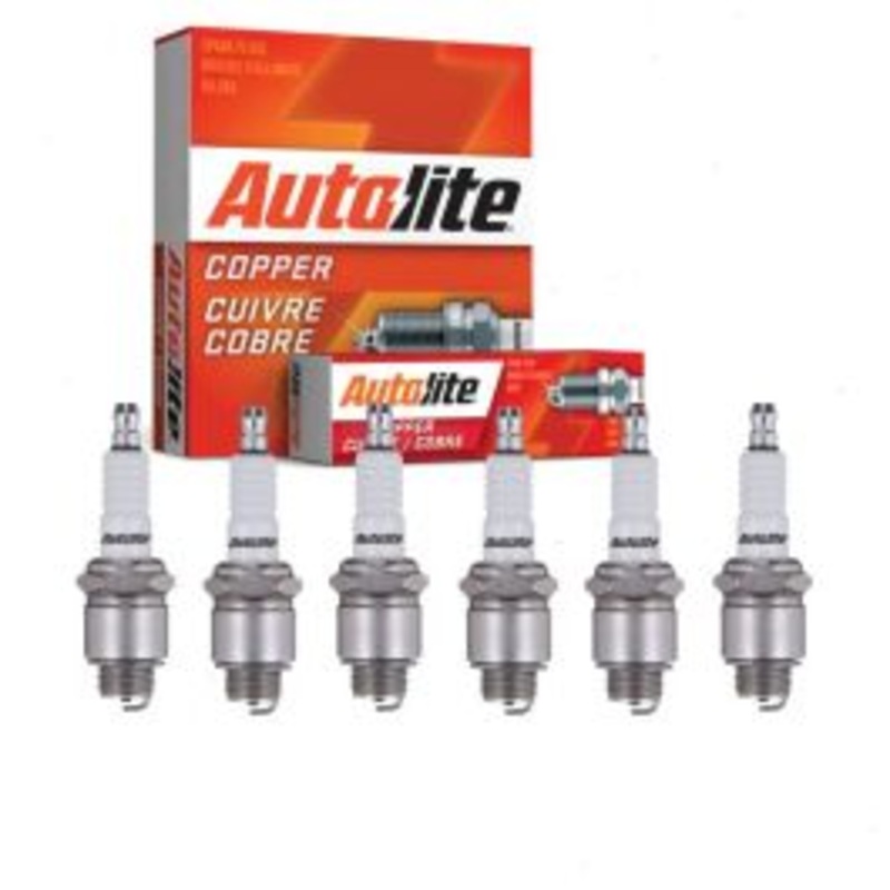 6 pc Autolite Copper Core Spark Plugs for 1937-1938 GMC T14A