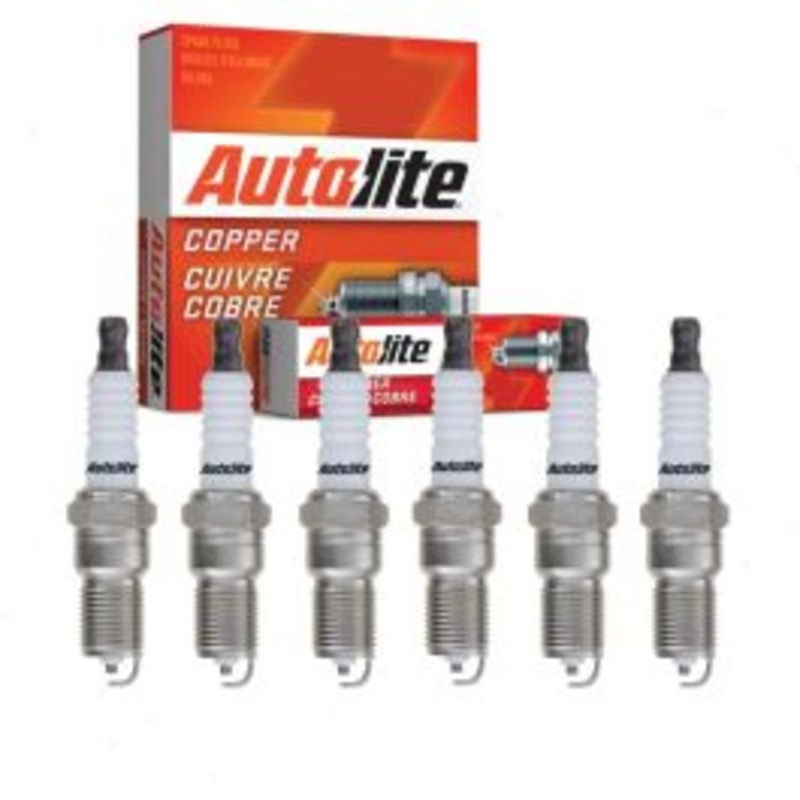 6 pc Autolite Copper Core Spark Plugs for 2002-2007 Buick Rendezvous 3.4L 3.5L V6