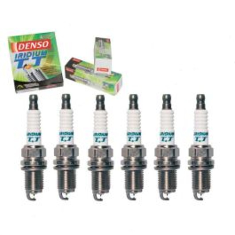 6 pc DENSO Iridium TT Spark Plugs for 2004 Nissan Frontier 3.3L V6