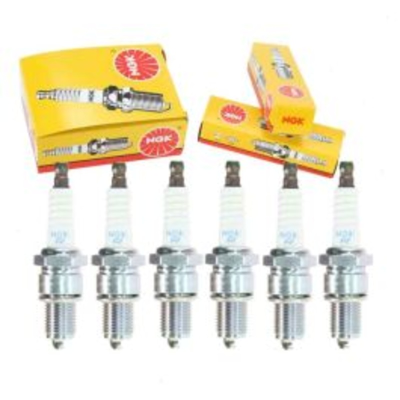 6 pc NGK Standard Spark Plugs for 1969 International M1400 3.8L L6