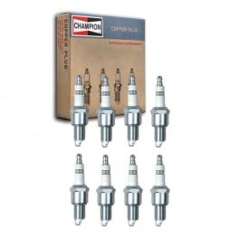 8 pc Champion Copper Plus Spark Plugs for 1961-1970 Pontiac Parisienne 6.5L 6.7L 7.4L V8