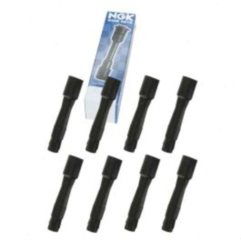 8 pc NGK Ignition Coil Boots for 1996-1997 BMW 840Ci 4.4L V8