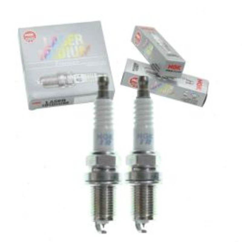 2 pc NGK Laser Iridium 7658 IFR6J11 Spark Plugs