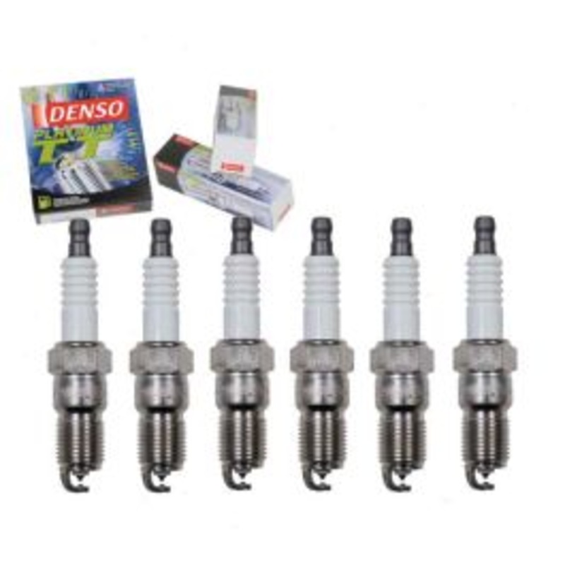 6 pc DENSO Platinum TT Spark Plugs for 1982 Ford Granada 3.8L V6
