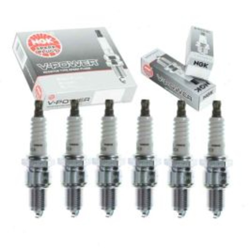 6 pc NGK V-Power Spark Plugs for 1989-1991 Dodge W150 3.9L V6