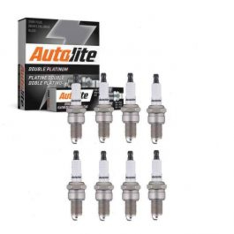 8 pc Autolite Double Platinum APP65 Spark Plug