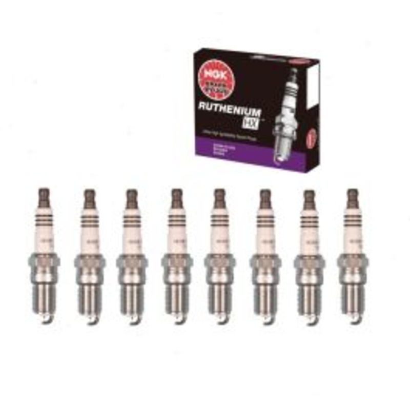 8 pc NGK Ruthenium HX Spark Plugs for 1997-2000 GMC C3500 5.7L 7.4L V8