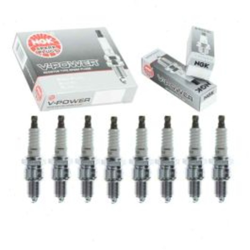 8 pc NGK V-Power Spark Plugs for 1975-1980 Dodge B200 5.2L 5.9L V8