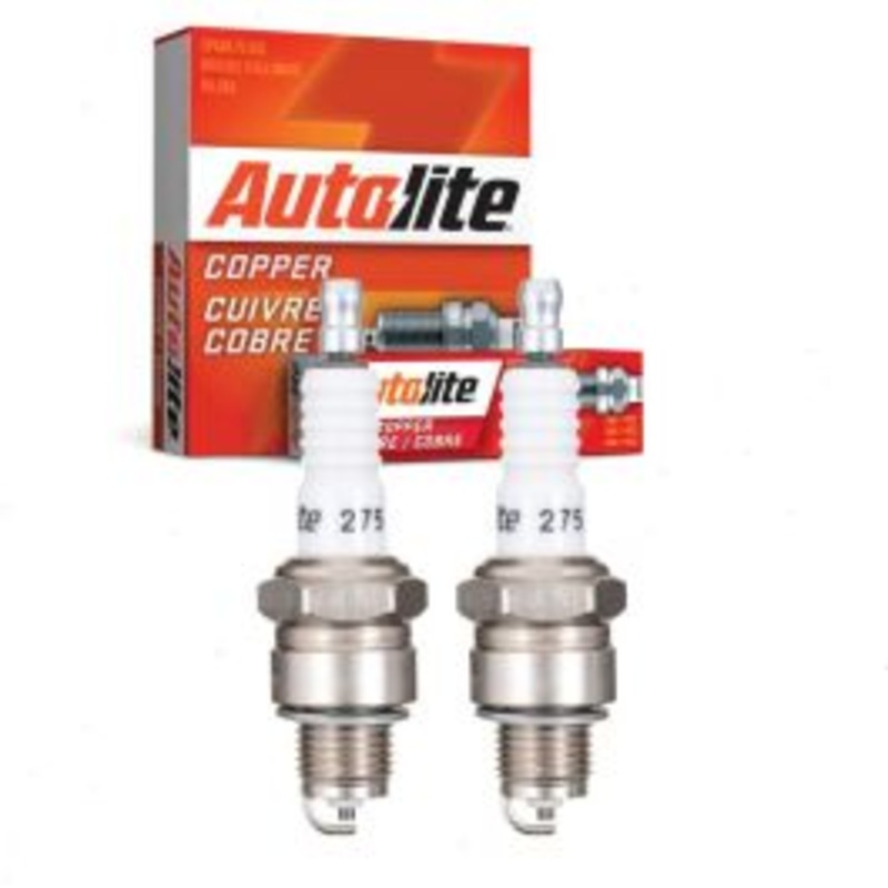 2 pc Autolite Copper Core Spark Plugs for 1968-1970 Subaru 360 0.4L L2