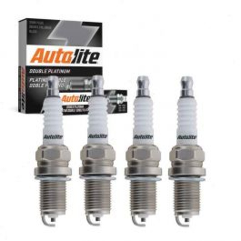4 pc Autolite Double Platinum Spark Plug for 2003-2012 Toyota Matrix 2.4L L4