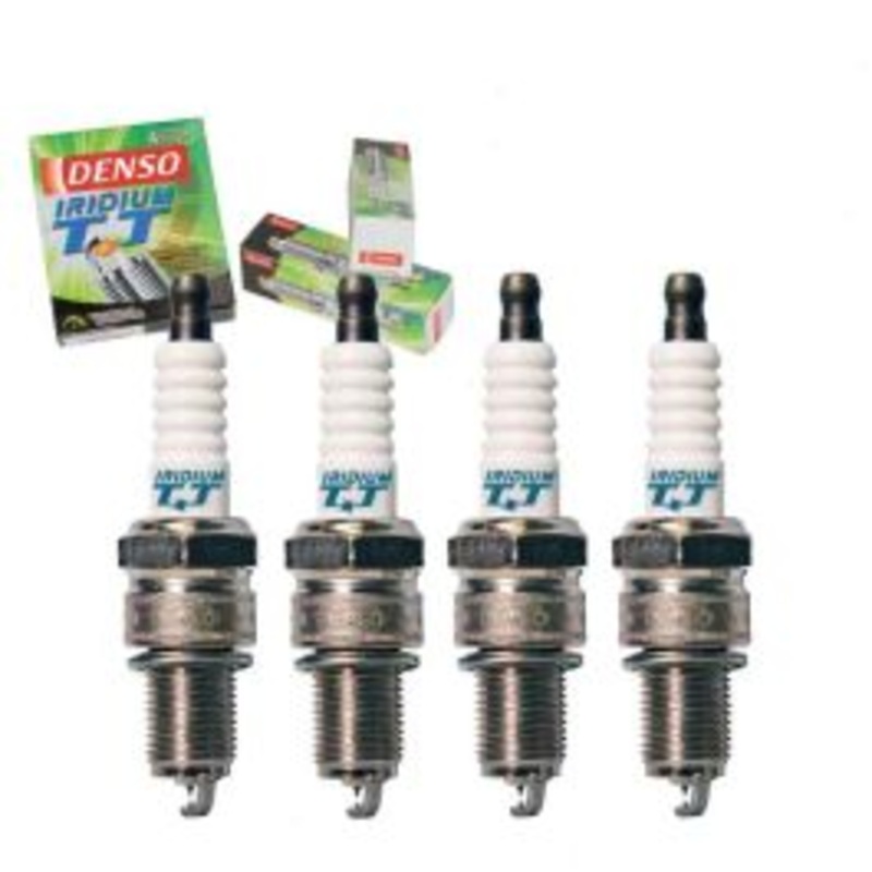 4 pc DENSO Iridium TT Spark Plugs for 1981-1989 Dodge Aries 2.2L 2.5L 2.6L L4