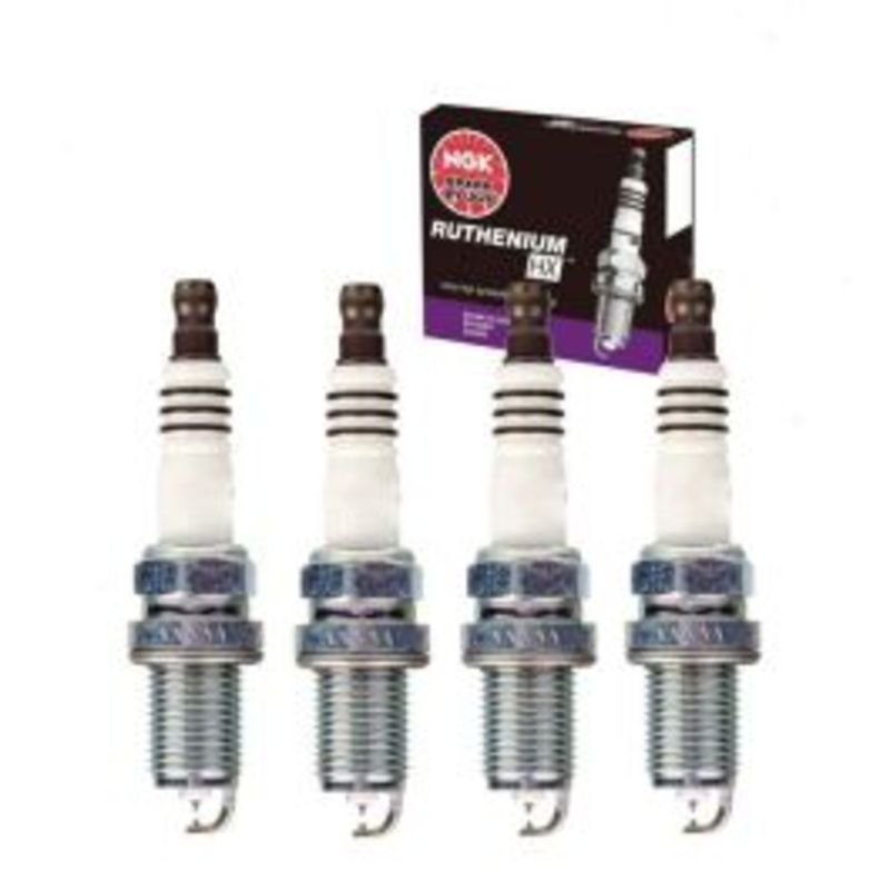 4 pc NGK Ruthenium HX Spark Plugs for 1998-2000 Pontiac Firefly 1.3L L4
