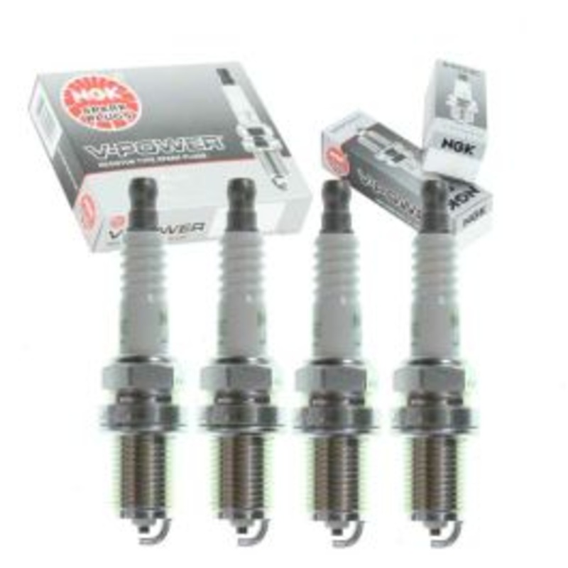 4 pc NGK V-Power Spark Plugs for 1995-1996 Volkswagen Passat 2.0L L4