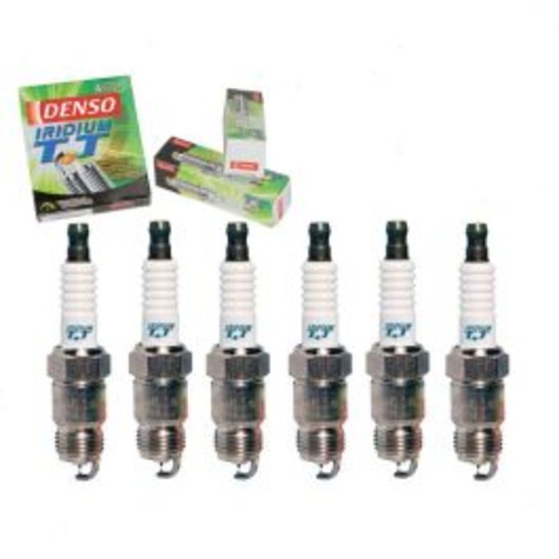 6 pc DENSO Iridium TT Spark Plugs for 1982-1990 GMC S15 2.8L 4.3L V6