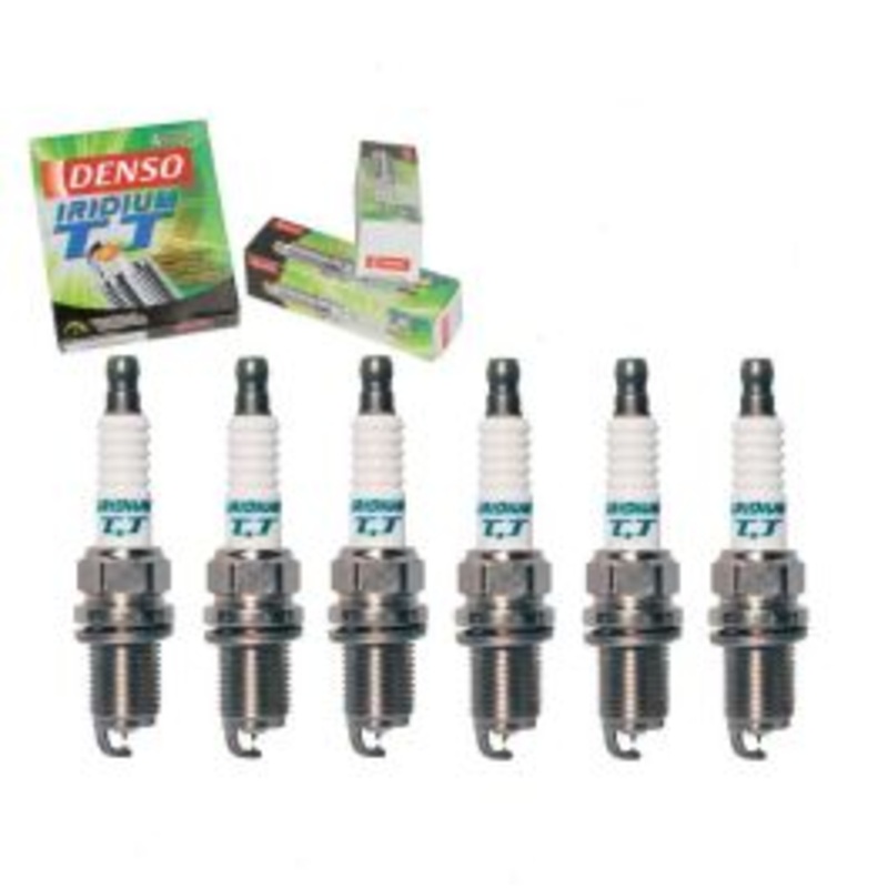6 pc DENSO Iridium TT Spark Plugs for 1997-2004 Isuzu Rodeo 3.2L V6