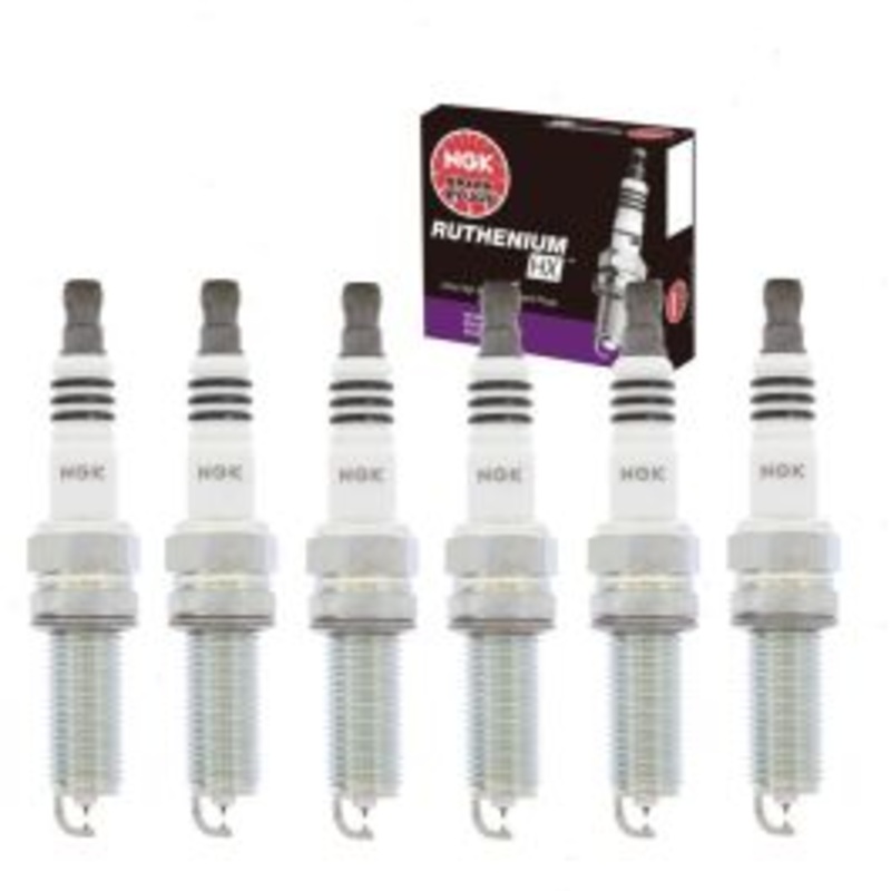 6 pc NGK Ruthenium HX Spark Plugs for 2015-2017 Kia K900 3.8L V6